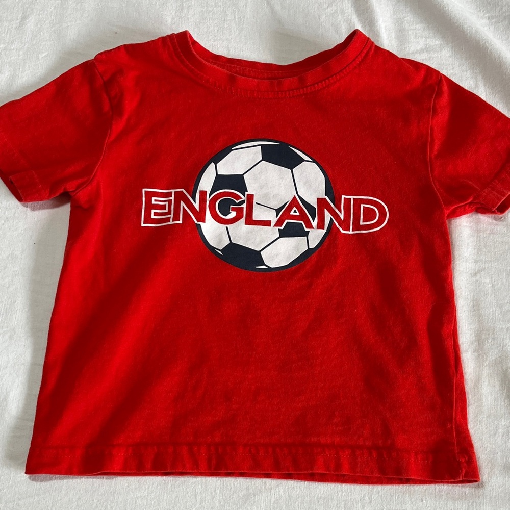 18-24M Primark Red England Soccer Tee for Kids